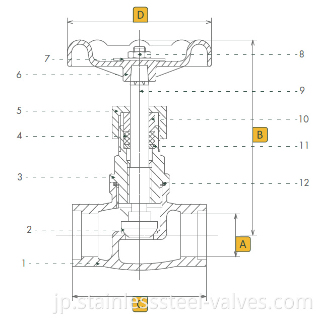 stainless steel NPT BSPP BSPT globe valve